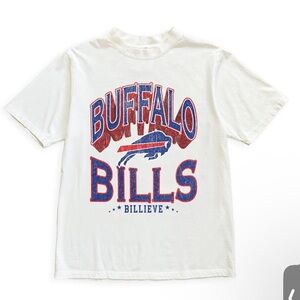 Buffalo David Bitton White and Red Short Sleeve Tee